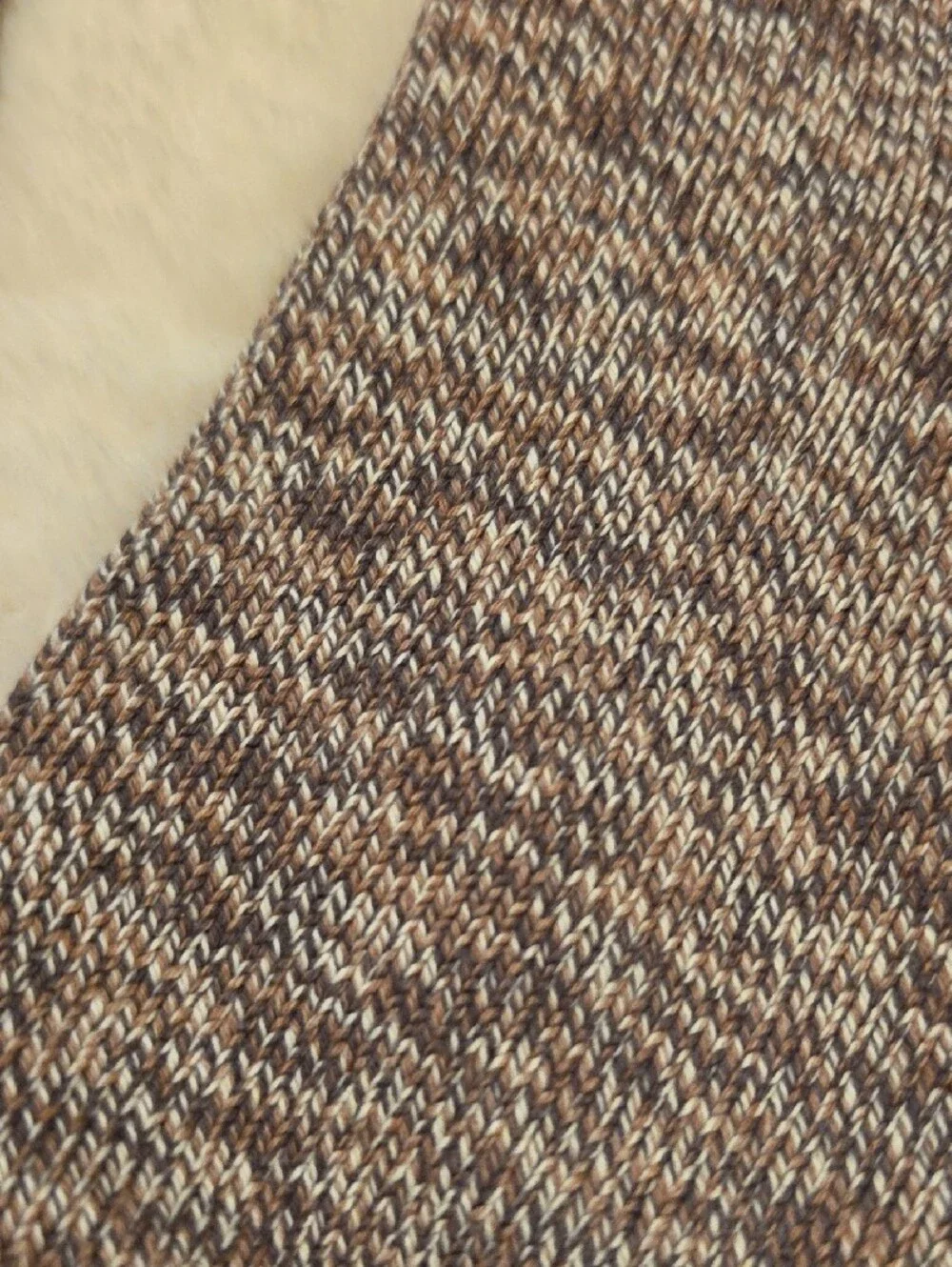 Ralph Lauren Ribbed Marled Crew Socks - Brown (Men's)
